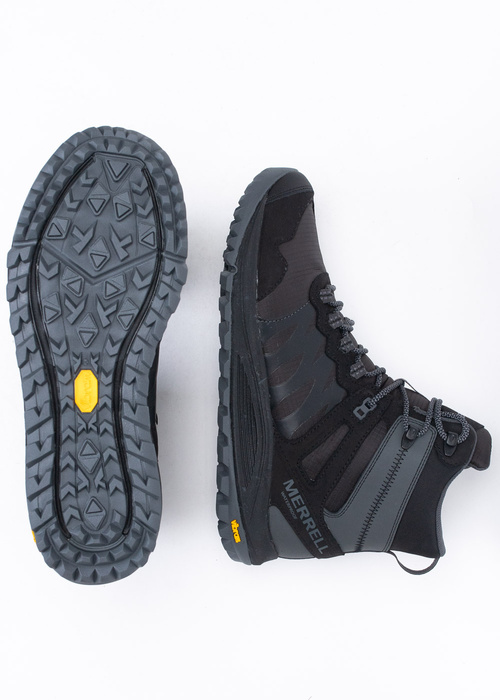 Herren Trekkingschuhe Schwarz Merrell Nova Sneaker Boot Wp