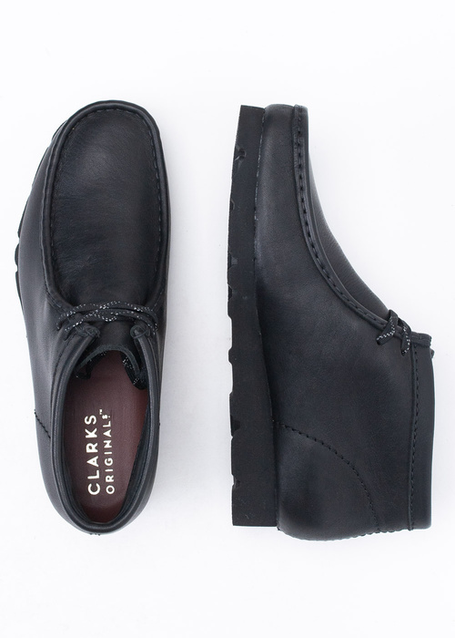 Herren Mokassins Schwarz CLARKS WALLABEE BT GTX 