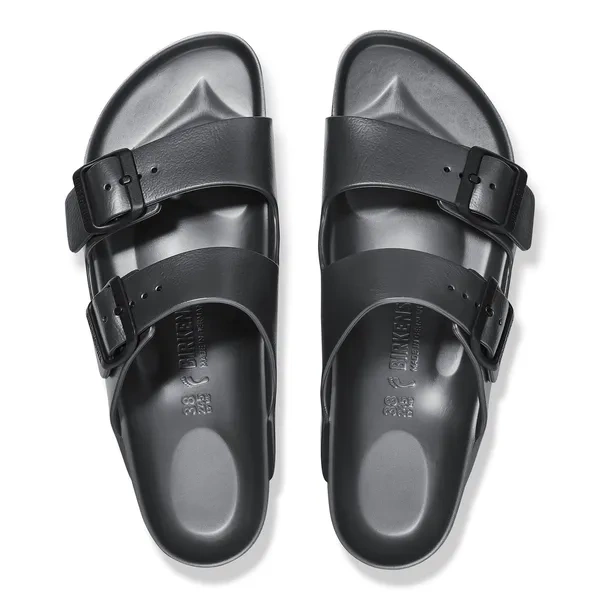 Birkenstock Arizona EVA Metallic Anthracite Damen Pantalotten