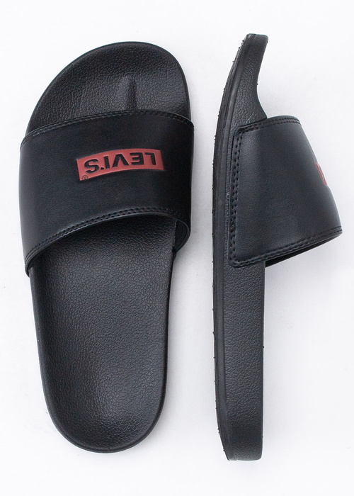 Damen Pantoletten Schwarz  Levi`s June Boxtab S