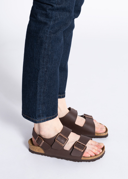 Sandalen für Damen Braun Birkenstock Milano BF