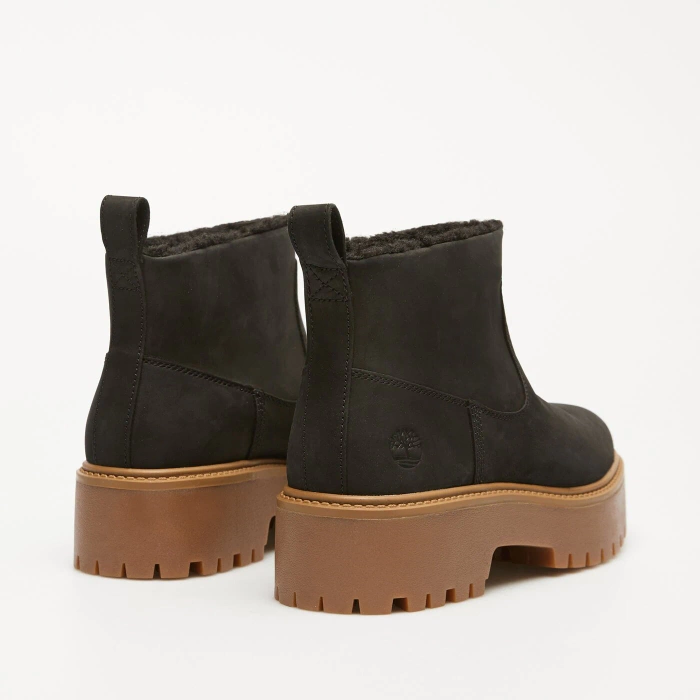 Timberland STONE STREET MID WARM LINED BOOT BLACK NUBUCK Damen Winterschuhe