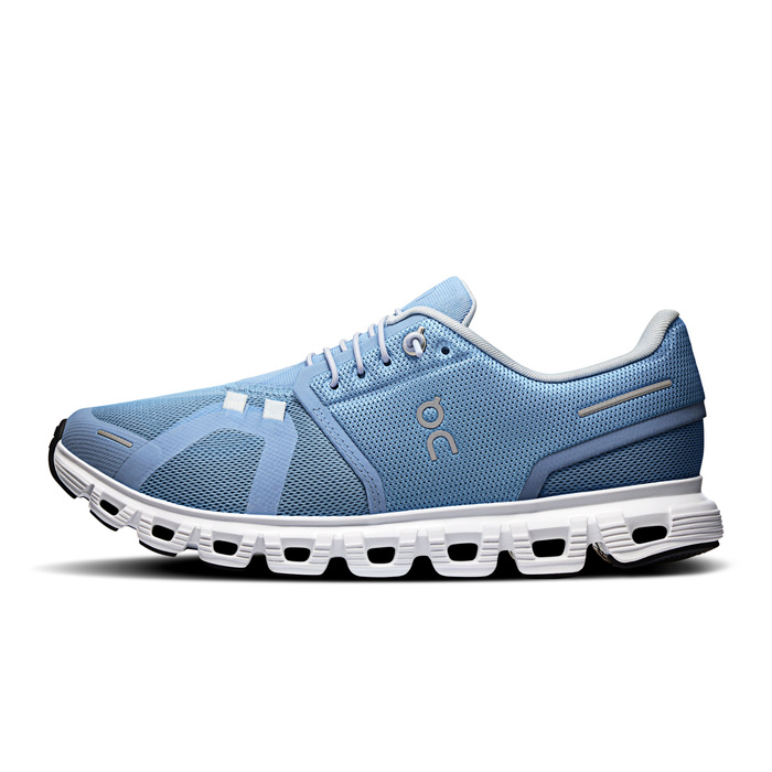 ON Cloud 6 W Chambray | White Damen Sneaker