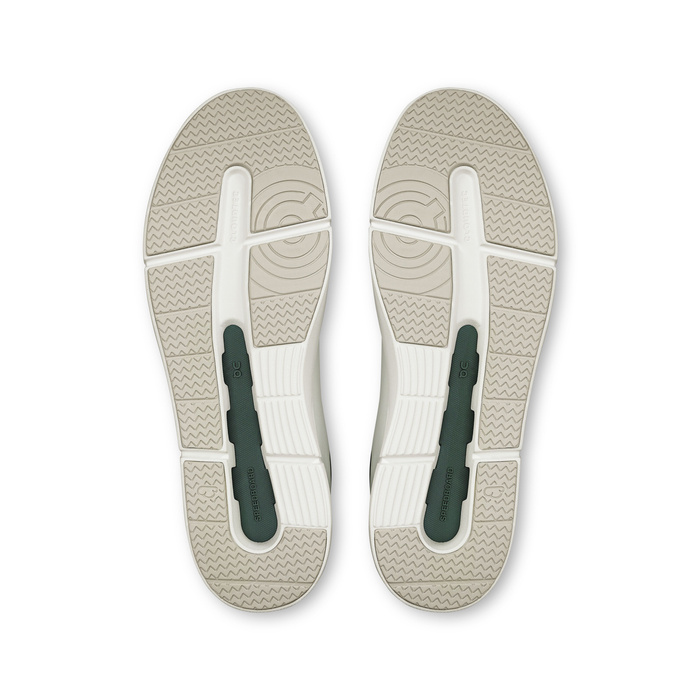 ON THE ROGER Advantage White | Olive Herren Sneaker