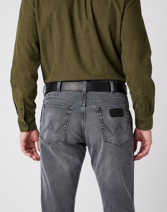 Herrengürtel WRANGLER PLATE BUCKLE BELT BLACK