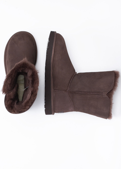 Damen Winterschuhe Braun UGG W BAILEY ZIP SHORT