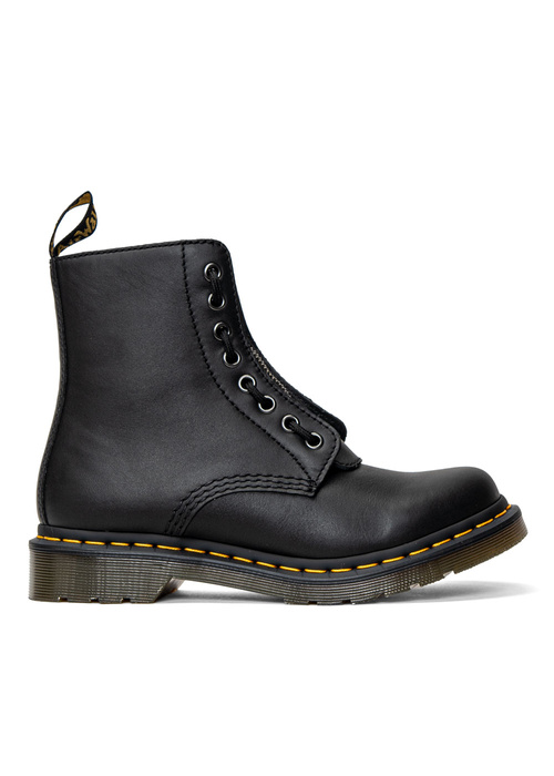 Damen Stiefel Schwarz Dr. Martens 1460 Pascal Frnt Zip Nappa