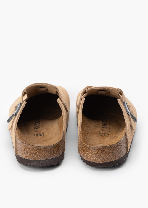 BIRKENSTOCK BOSTON LEVE DOTTED NEW Herren Pantoletten beige
