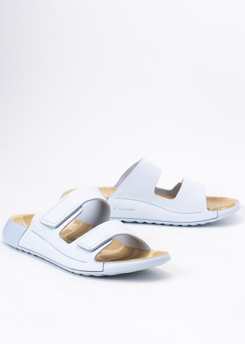 Damen Pantoletten Blau ECCO 2ND COZMO W FLAT SANDAL 