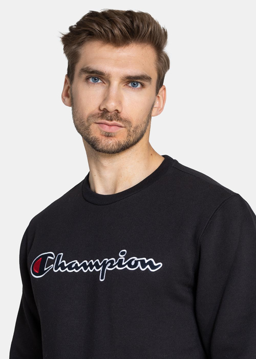 Herren Sweatshirt Champion Organic Cotton Blend Script Logo (216471-KK001)