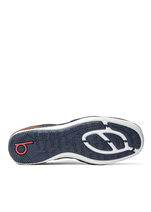 Herren Halbschuhe Dunkelblau Bugatti Canario
