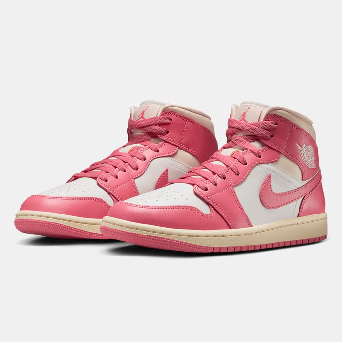 Nike Air Jordan 1 Mid "Pink Salt" Damen Sneaker
