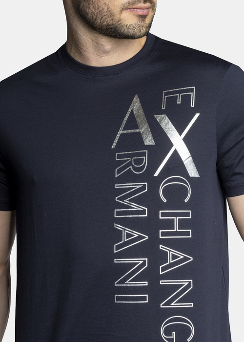 Herren T-Shirt Dunkelblau Armani Exchange  3LZTNA ZJ9AZ 05FB