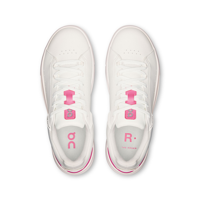 ON The Roger Advantage White | Pink Damen Sneaker