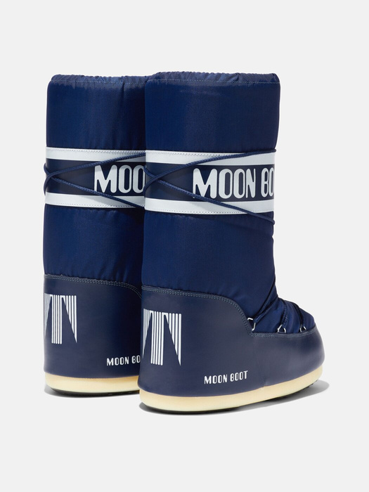 Moon Boot ICON BLUE NYLON BOOTS Damen Schneestiefel