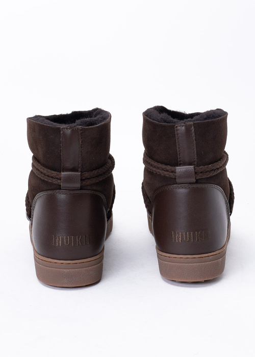 Damen Schneestiefel Braun INUIKII CLASSIC Sneaker Dark Brown