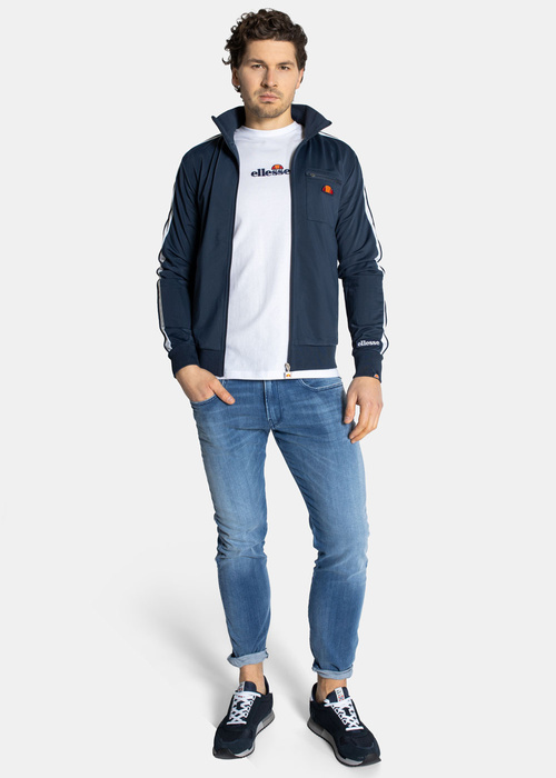 Herren Sweatshirt mit Reißverschluss Ellesse Tener Track Top Dunkelblau