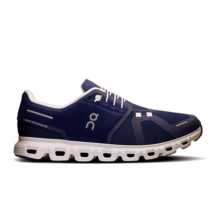 On Cloud 6 M Midnight | White Herren Sneaker