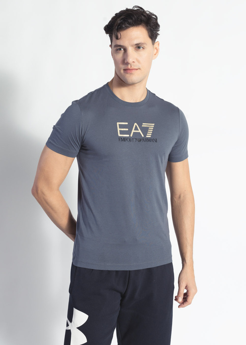 Herren T-Shirt Grau EMPORIO ARMANI EA7 3LPT24 PJM9Z 1977 