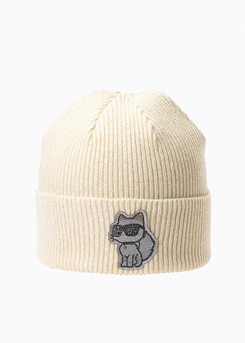 Damenmütze KARL LAGERFELD K/IKONIK 2.0 CHOUP LUR BEANIE