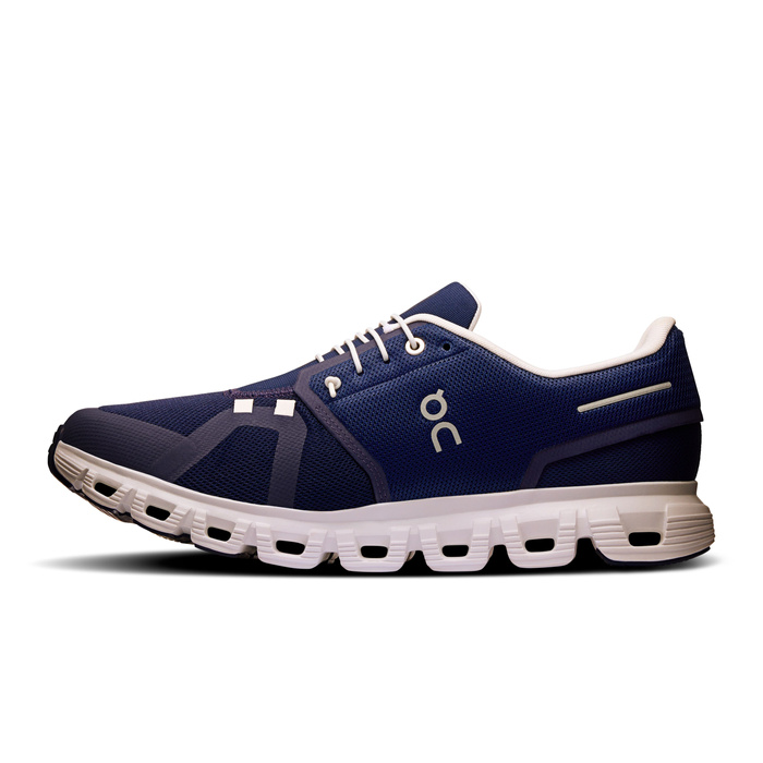 On Cloud 6 M Midnight | White Herren Sneaker