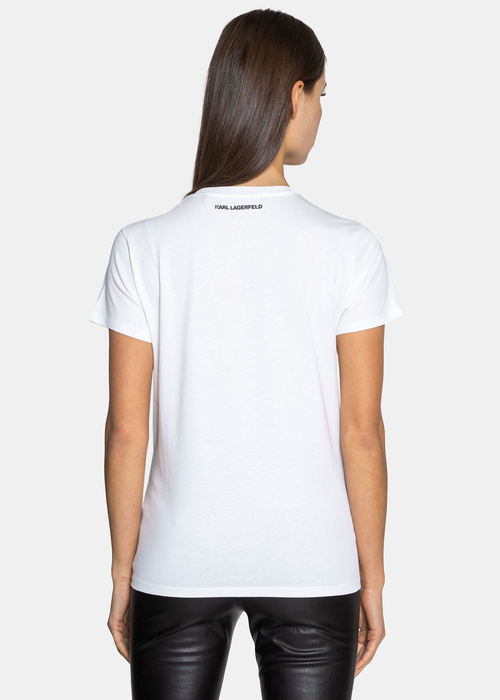 Damen T-Shirt Karl Lagerfeld Ikonik Choupette (210W1723-100)