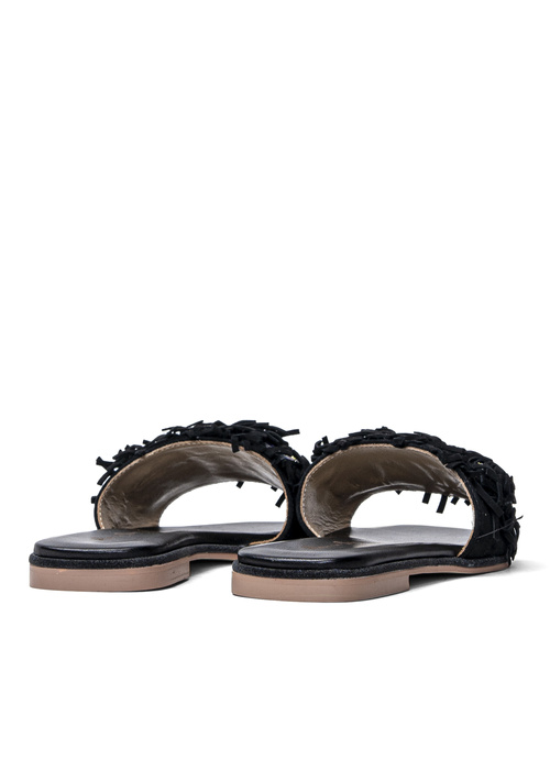 Damen Pantoletten Schwarz Alma En Pena Sude Black V22442-015