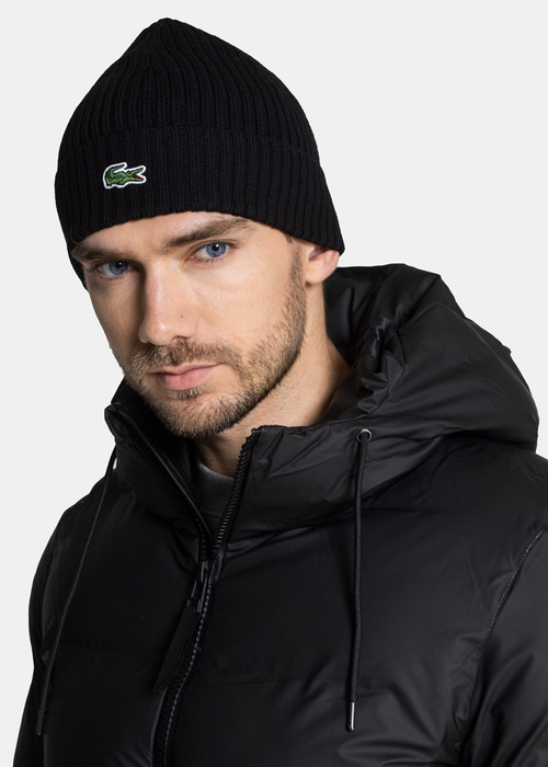 Herren Wintermütze Lacoste Ribbed Wool Beanie (RB4162-031)