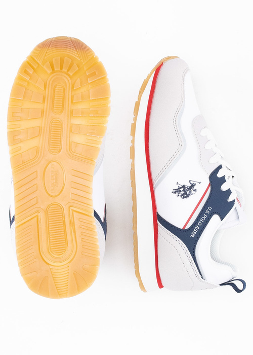 Kinder Sneaker U.S. POLO NOBIK010K/3NH2 WHI-DBL08 