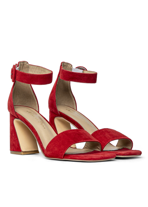 Damen High Hells Rot Alma En Pena Suede V22320-145