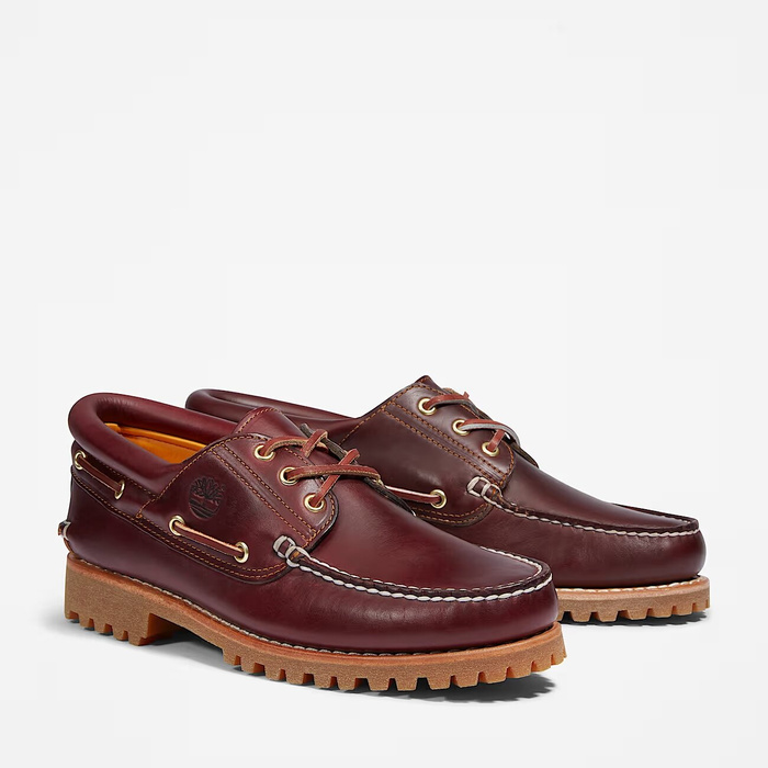 Timberland Authentic BOAT SHOE BURGUNDY Herren Mokassins