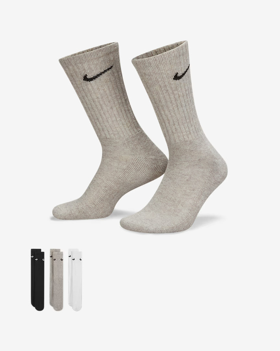 Nike 3PPK VALUE COTTON CREW Sock Unisex