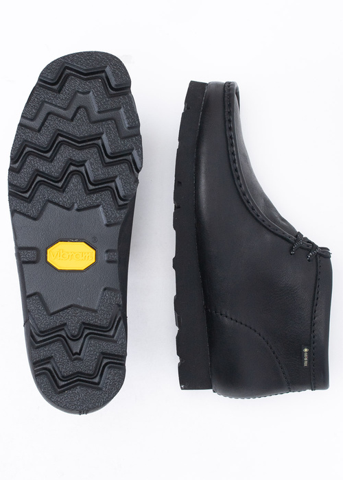 Herren Mokassins Schwarz CLARKS WALLABEE BT GTX 