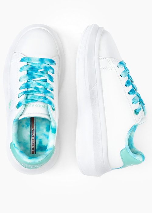 Kinder Sneaker Weiß U.S. POLO HELIS013K/3Y1 WHI-LGE03 