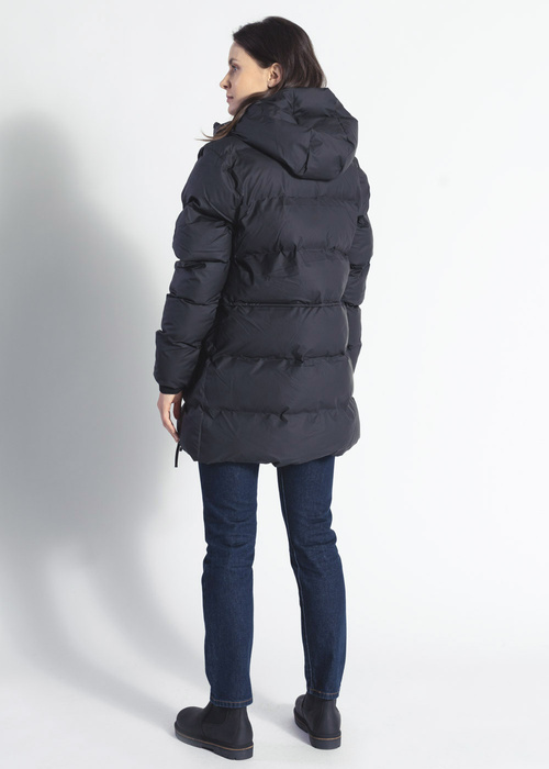 Damen Winterjacke Schwarz Rains Puffer W Jacket