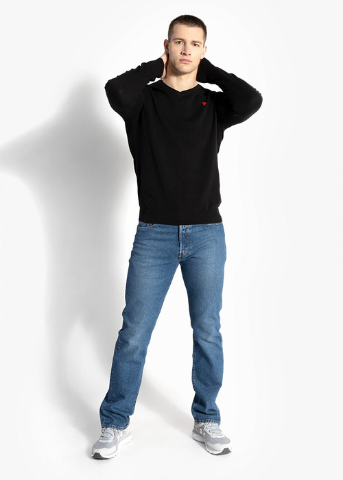 Herren Pullover Schwarz U.S. POLO US16151-191 