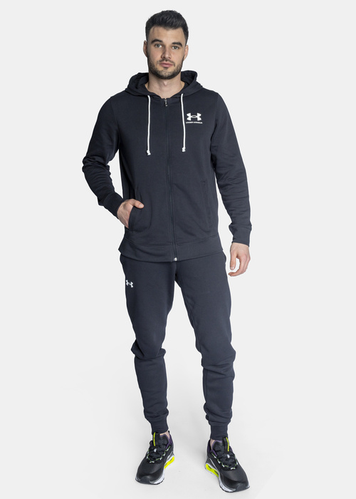 Herren Kapuzenpullover Schwarz Under Armour UA Rival Terry Lc Fz