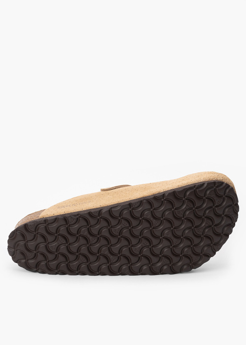 BIRKENSTOCK BOSTON LEVE DOTTED NEW Herren Pantoletten beige