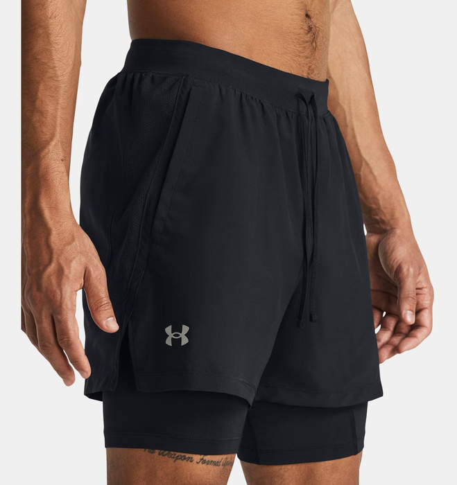 UNDER ARMOUR UA LAUNCH 5 2-IN-1 SHORT Herrenshorts 