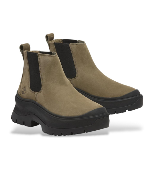 Timberland Roxie Lane MID CHELSEA BOOT OLIVE NUBUCK Damen Chelsea-Boots