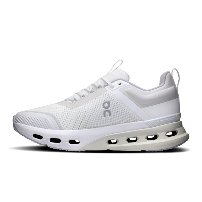 ON Cloudnova X Women White | Glacier Damen Sneaker