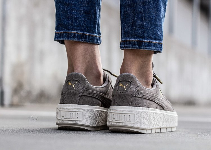 Puma Basket Platform Metallic (365830-06)