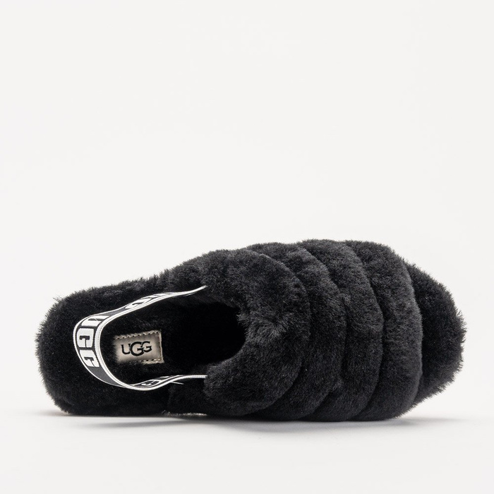 UGG W Fluff Yeah Slide (1095119-BLK)
