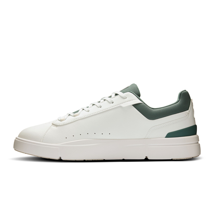 ON THE ROGER Advantage White | Olive Herren Sneaker